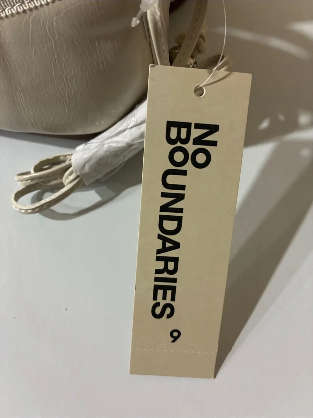 No Boundaries Ivory Lace-Up Ballet Flats